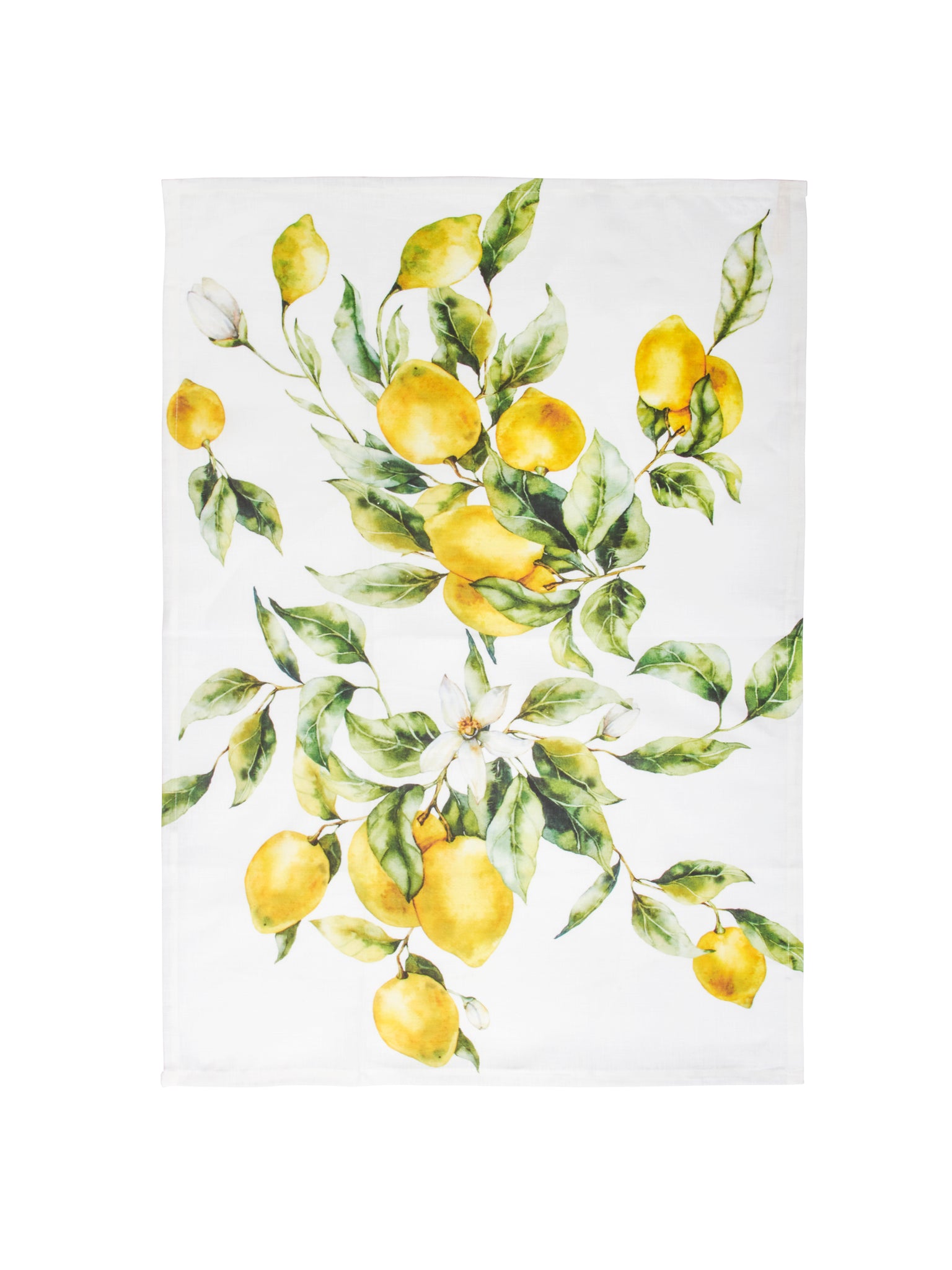 Limoncello Watercolor Linen Towel Weston Table