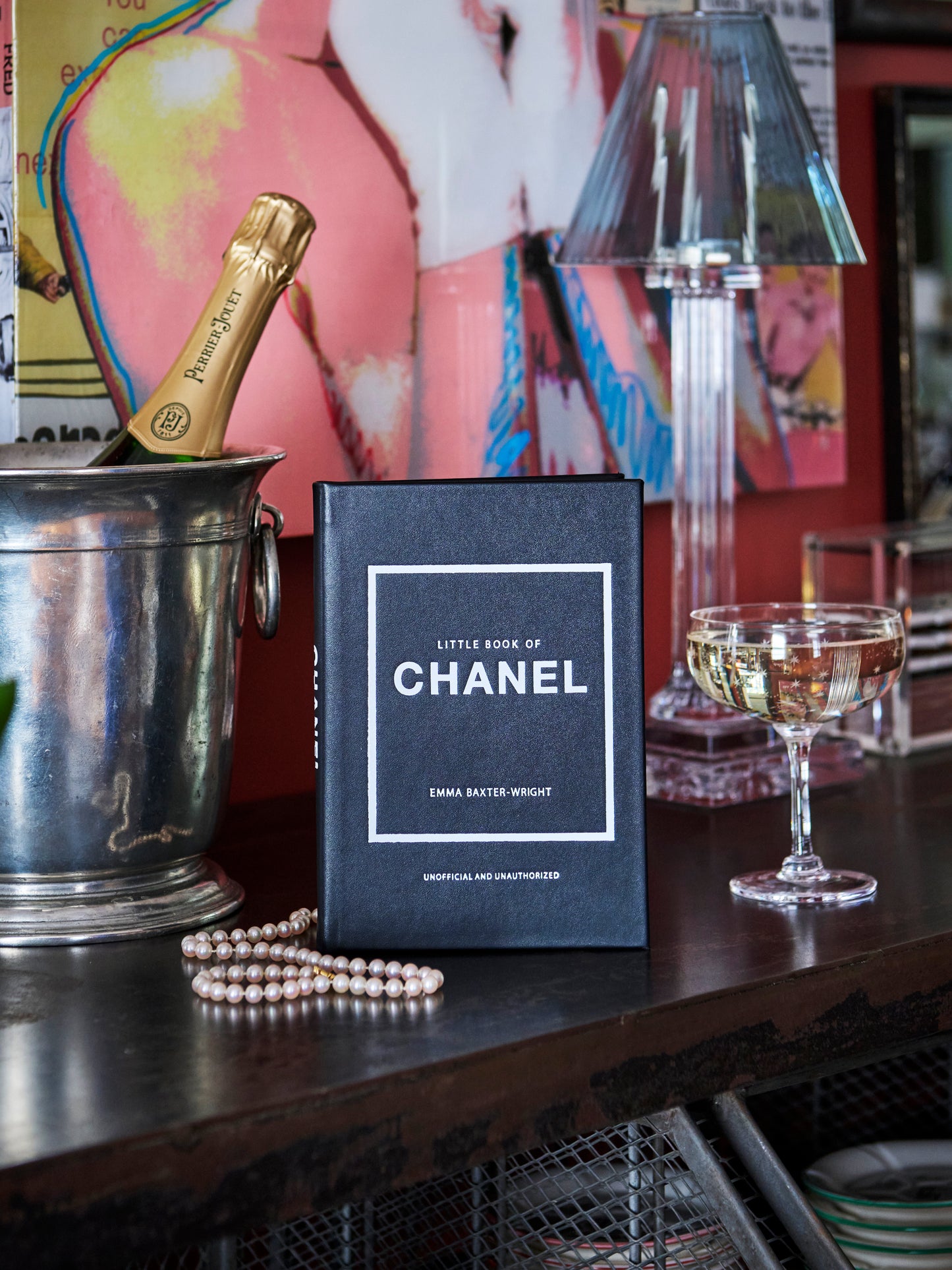 Little Book Of Chanel Leather Bound Edition Weston Table