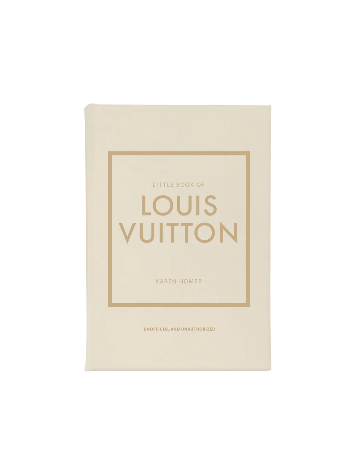 little book of louis vuitton leather-bound book