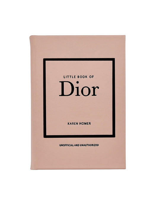 Little Book of Dior Leather Bound Edition Weston Table