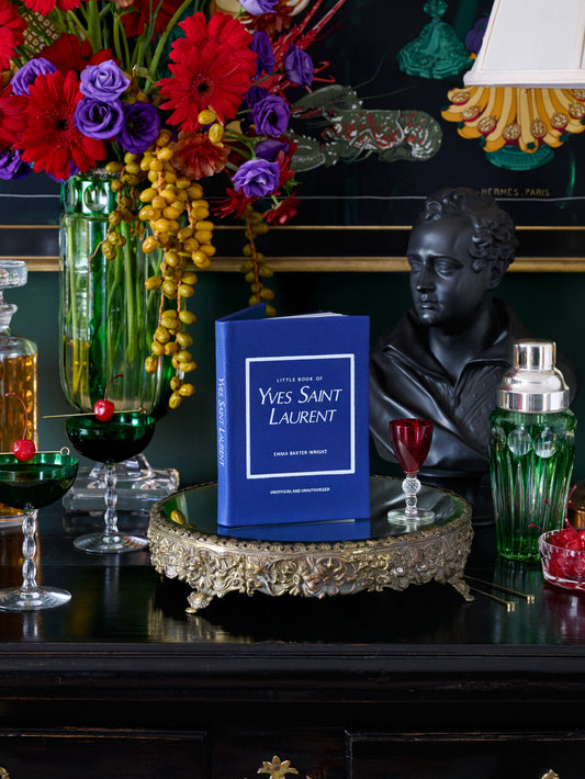 Little Book of Yves Saint Laurent Leather Bound Edition Weston Table