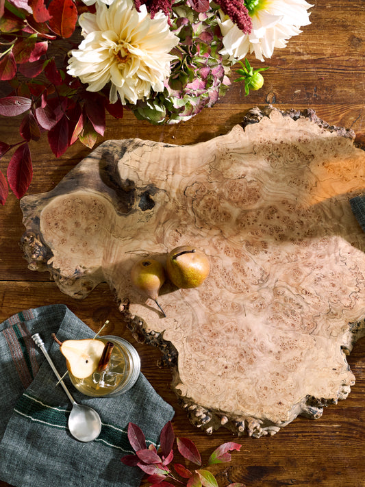 Live Edge XL Spalted Maple Serving Board Weston Table