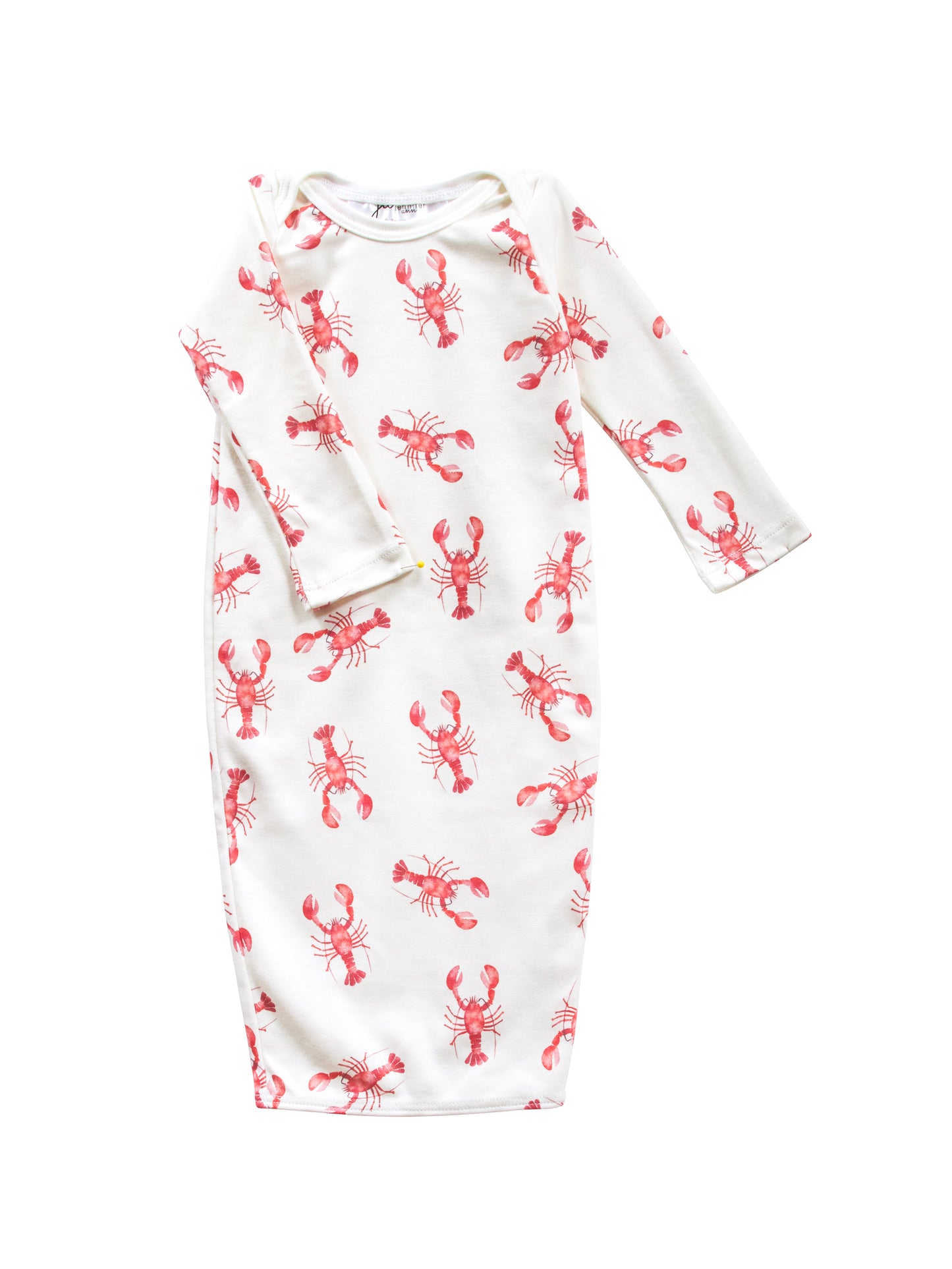 Lobster Organic Baby Gown Weston Table