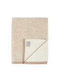  London Baby Alpaca Baby Blanket Taupe and Cream Weston Table