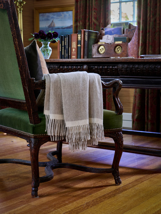 London Pure Reversible Throw Weston Table