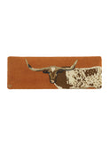 Longhorn Hooked Wool Top Bench Weston Table