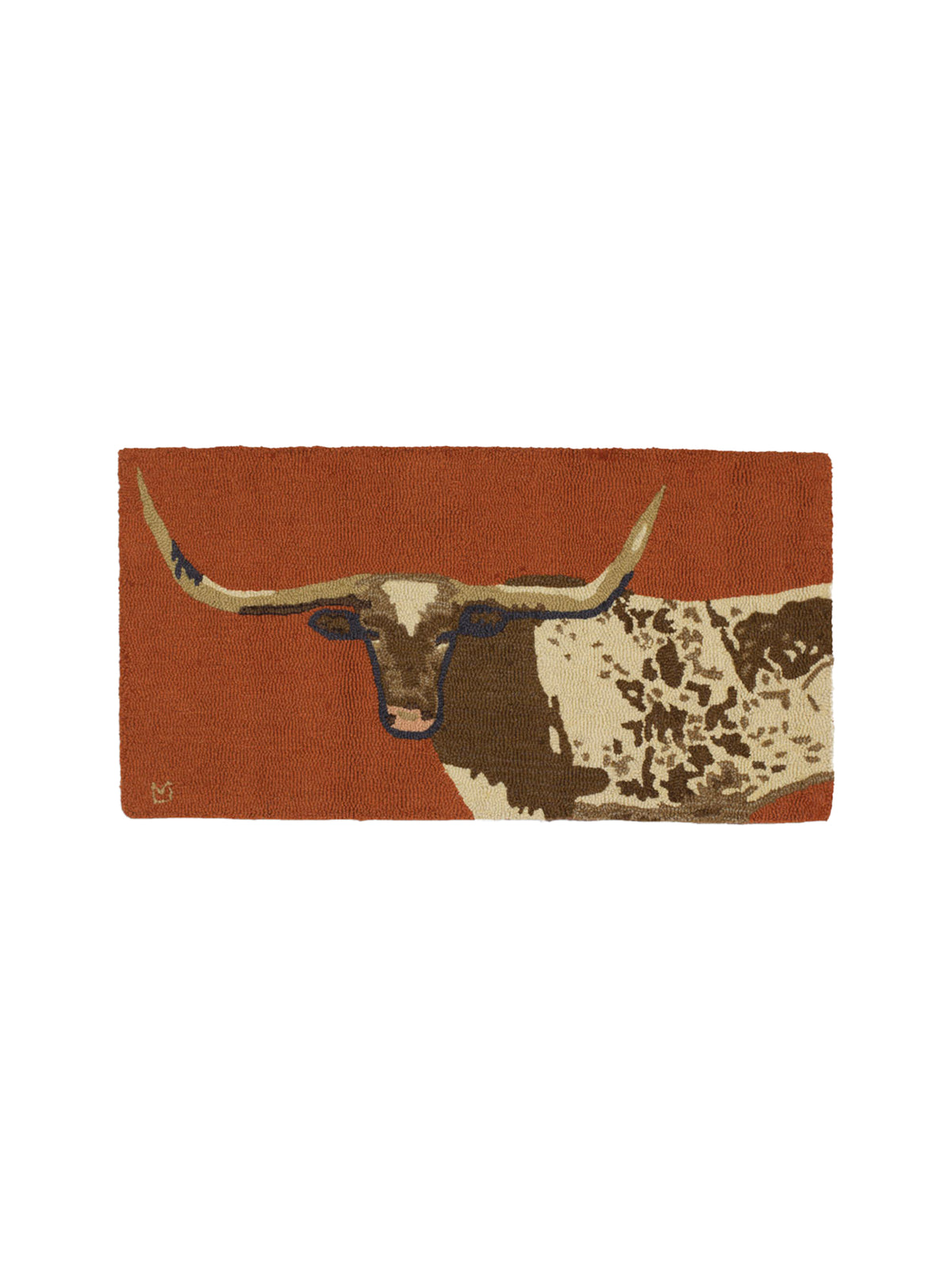 Longhorn Hooked Wool Rug Weston Table