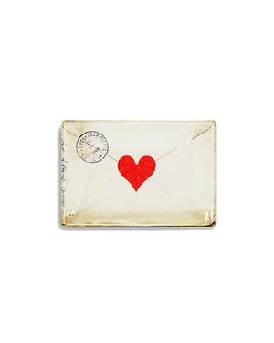  Love Letter Heart Decoupage Glass Tray Weston Table 