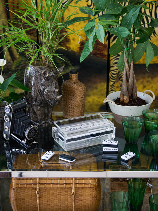 Luxe Domino Set with Racks Weston Table