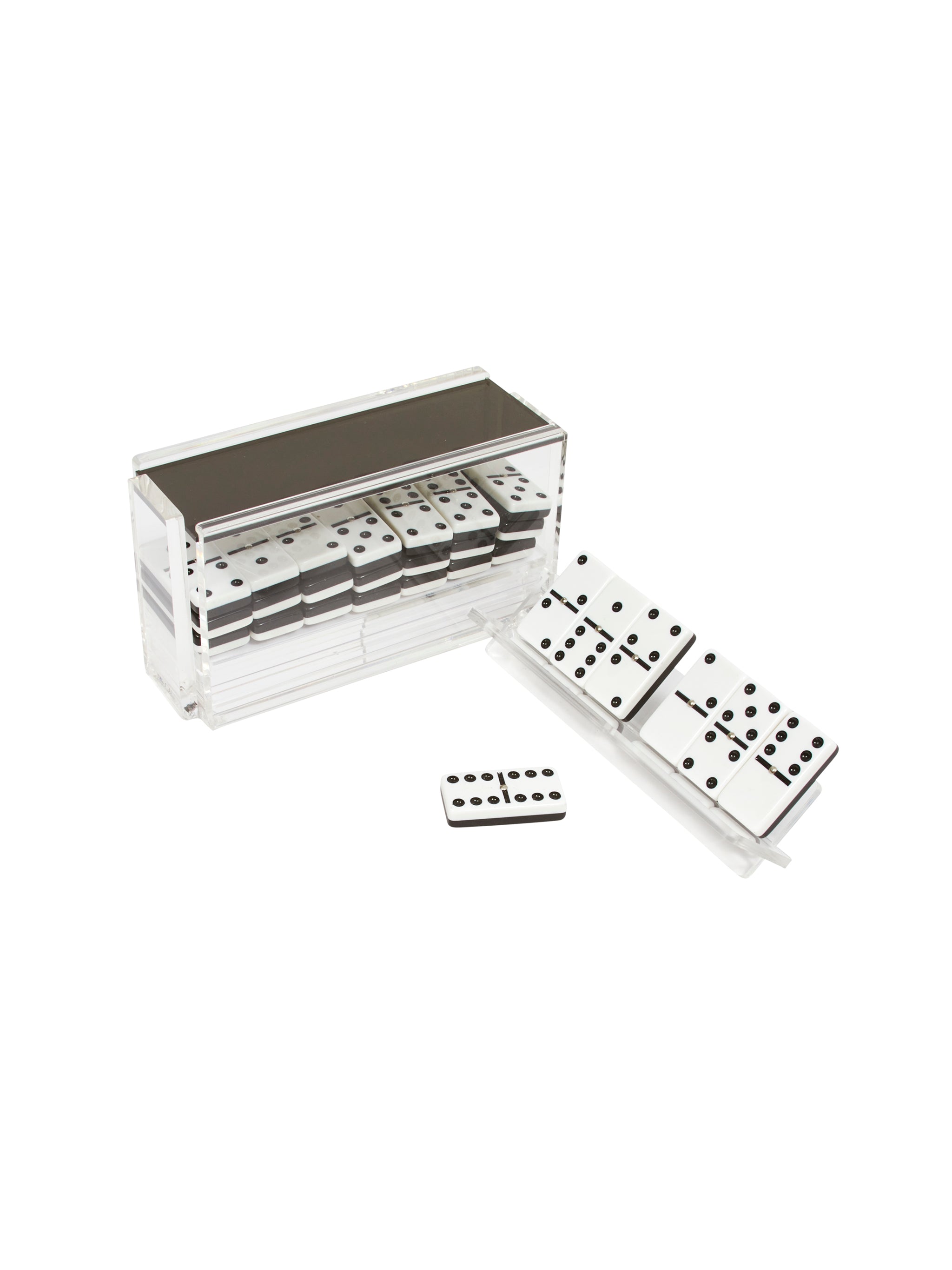 Screen Rack Domino's Luxe Domino Set with Racks | Games & Puzzles | Weston Table