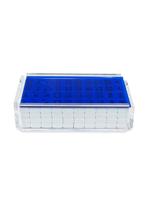  Luxe Mahjong Set Blue Weston Table 