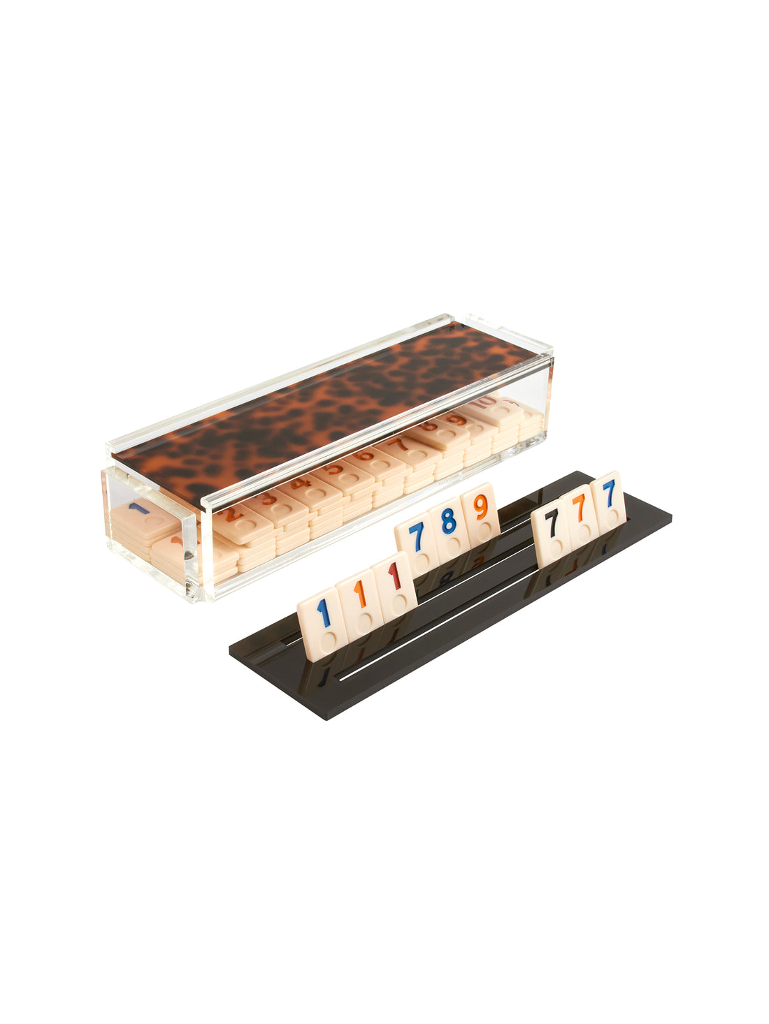 Luxe Tortoise Rummy Tile Game | Games & Puzzles | Weston Table