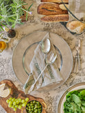 MATCH Pewter Antique Serving Fork and Spoon Weston Table