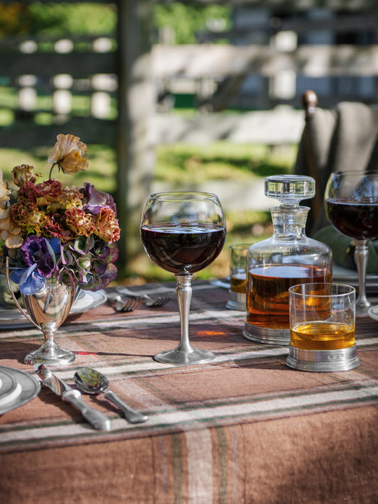 MATCH Pewter Balloon Wine Glass Weston Table