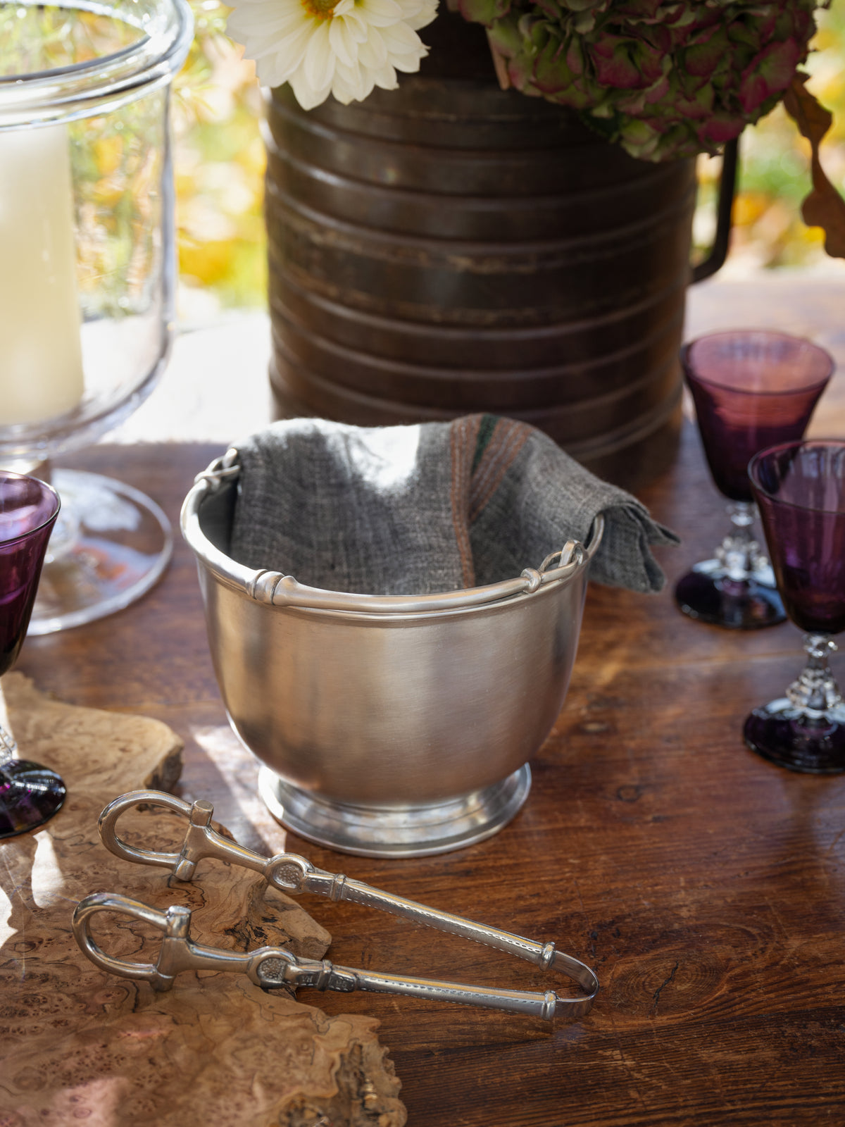 MATCH Pewter Cache Pot Weston Table