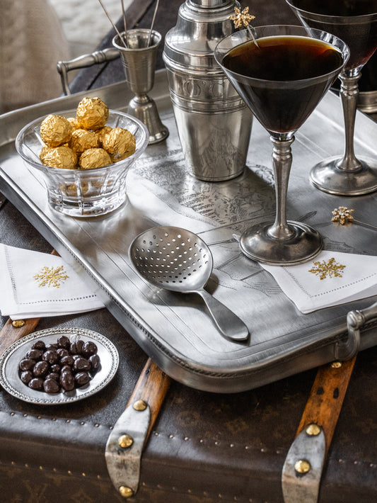 MATCH Pewter Cocktail Strainer Weston Table