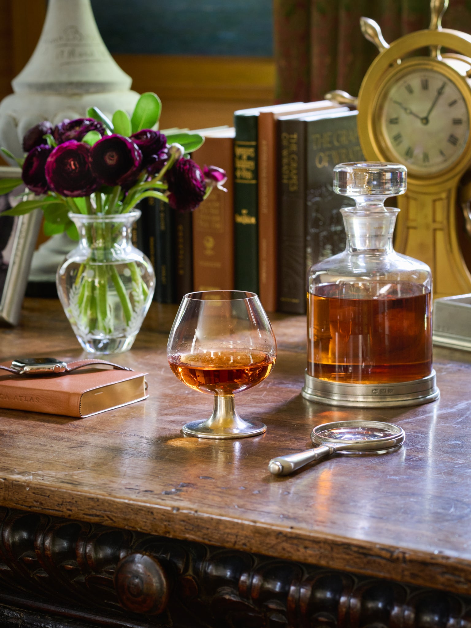 MATCH Pewter Cognac Glass Weston Table