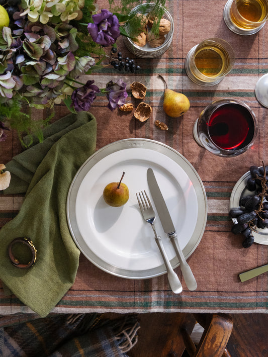 MATCH Pewter Convivio Dinner Plate Weston Table