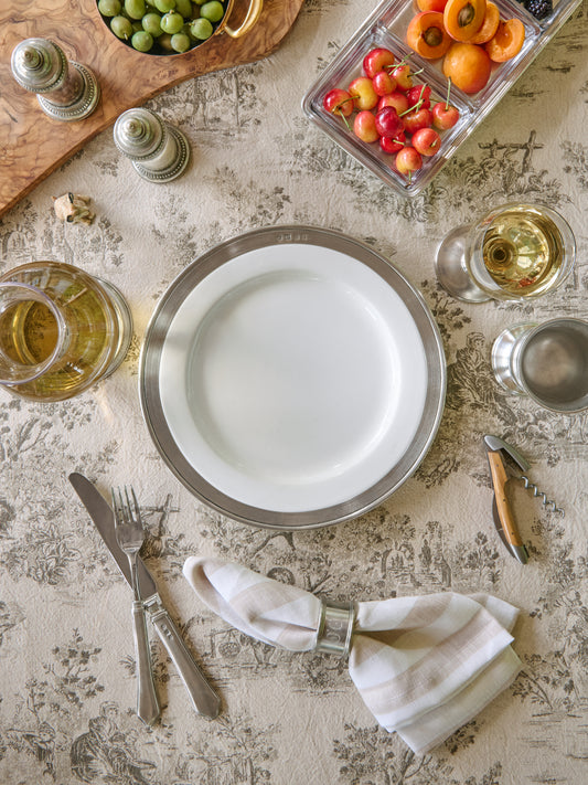 MATCH Pewter Convivio Dinner Plate Weston Table
