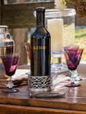 MATCH Pewter Cutwork Bottle Coaster