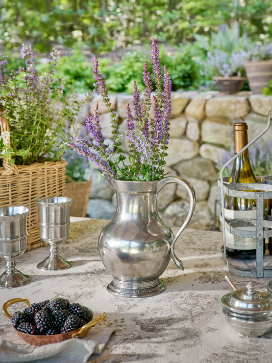 MATCH Pewter Engraved Pitcher Weston Table