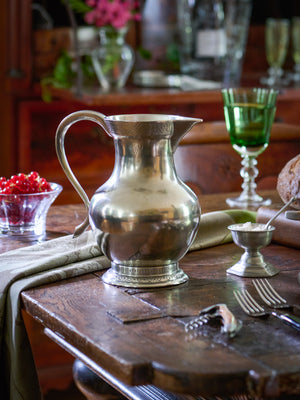  MATCH Pewter Engraved Pitcher Weston Table 