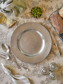 MATCH Pewter Engraved Round Platter Weston Table