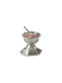 MATCH Pewter Footed Salt Cellar with Spoon Weston Table