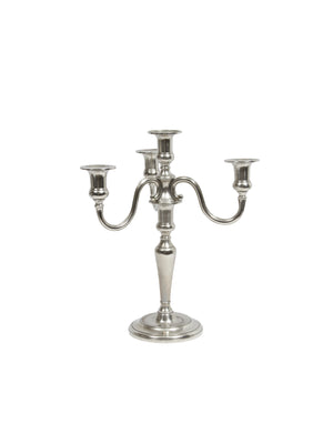  MATCH Pewter Four Flame Candelabra Weston Table 