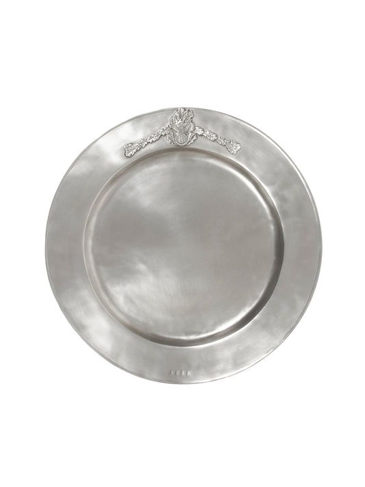 MATCH Pewter Holiday Serving Tray or Charger Weston Table