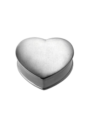  MATCH Pewter Lidded Heart Box Weston Table 