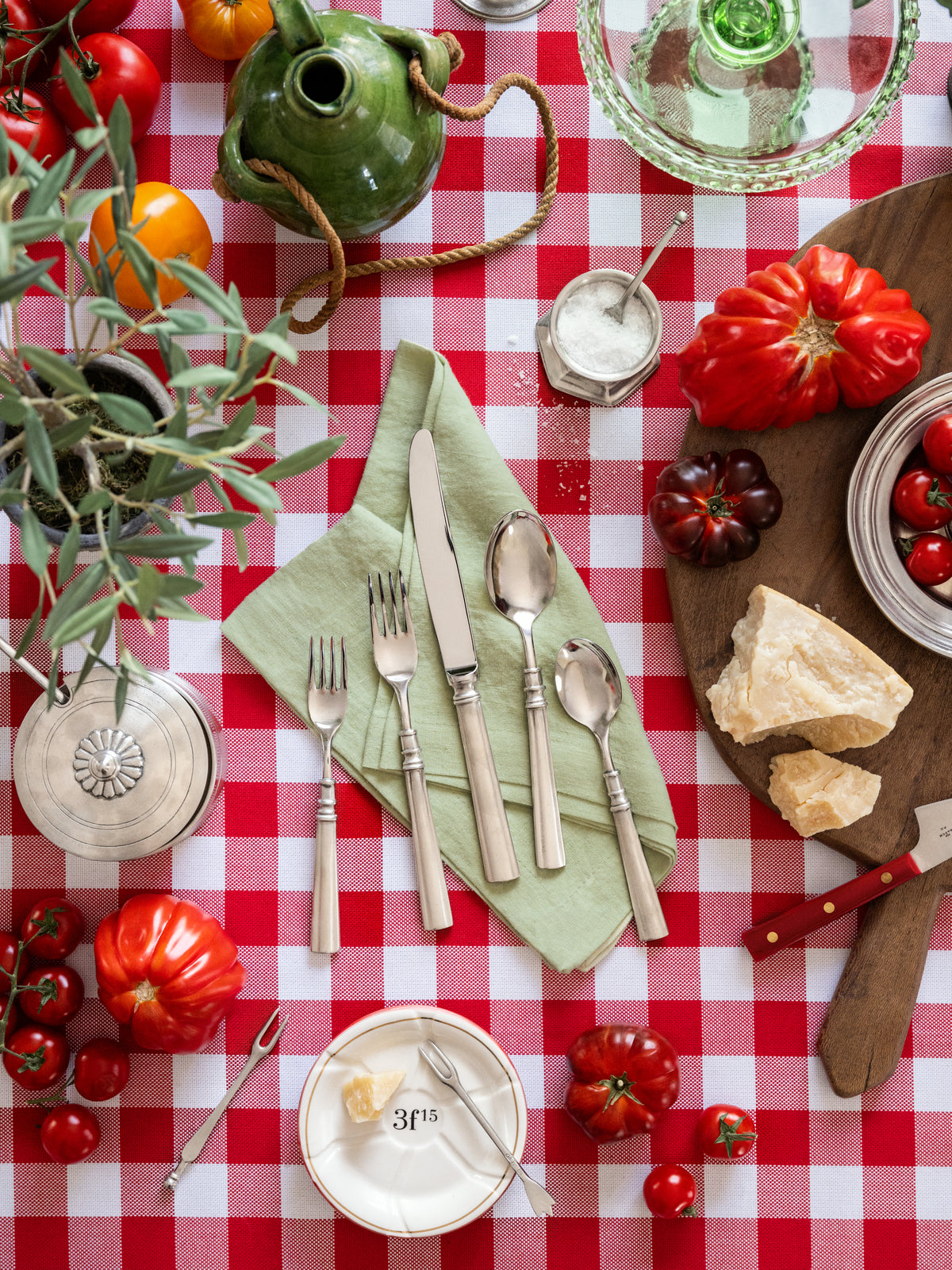 MATCH Pewter Lucia Place Setting Weston Table
