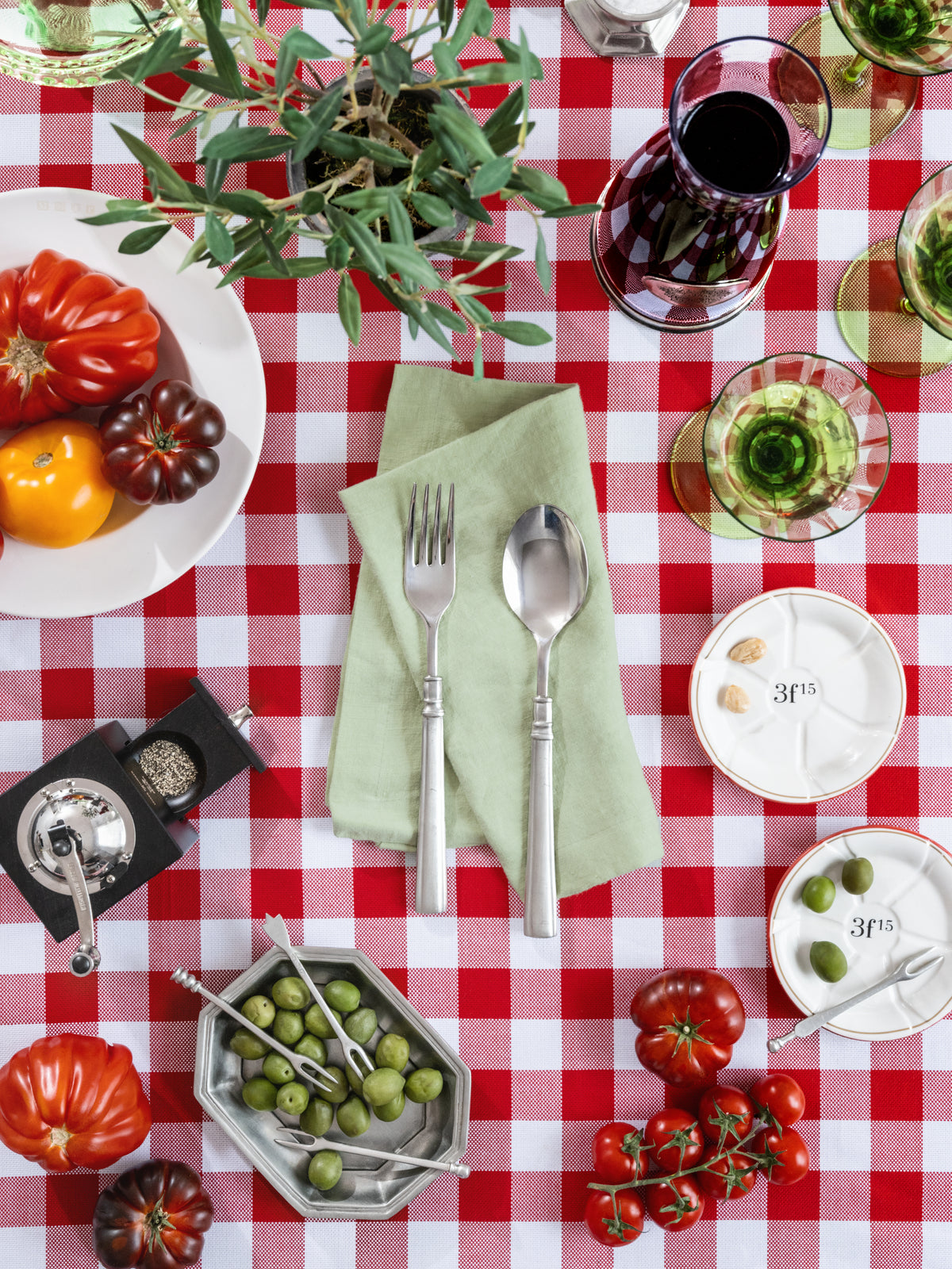 MATCH Pewter Lucia Serving Fork and Spoon Weston Table