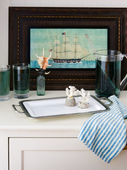 MATCH Pewter Luisa Rectangle Platter with Handles