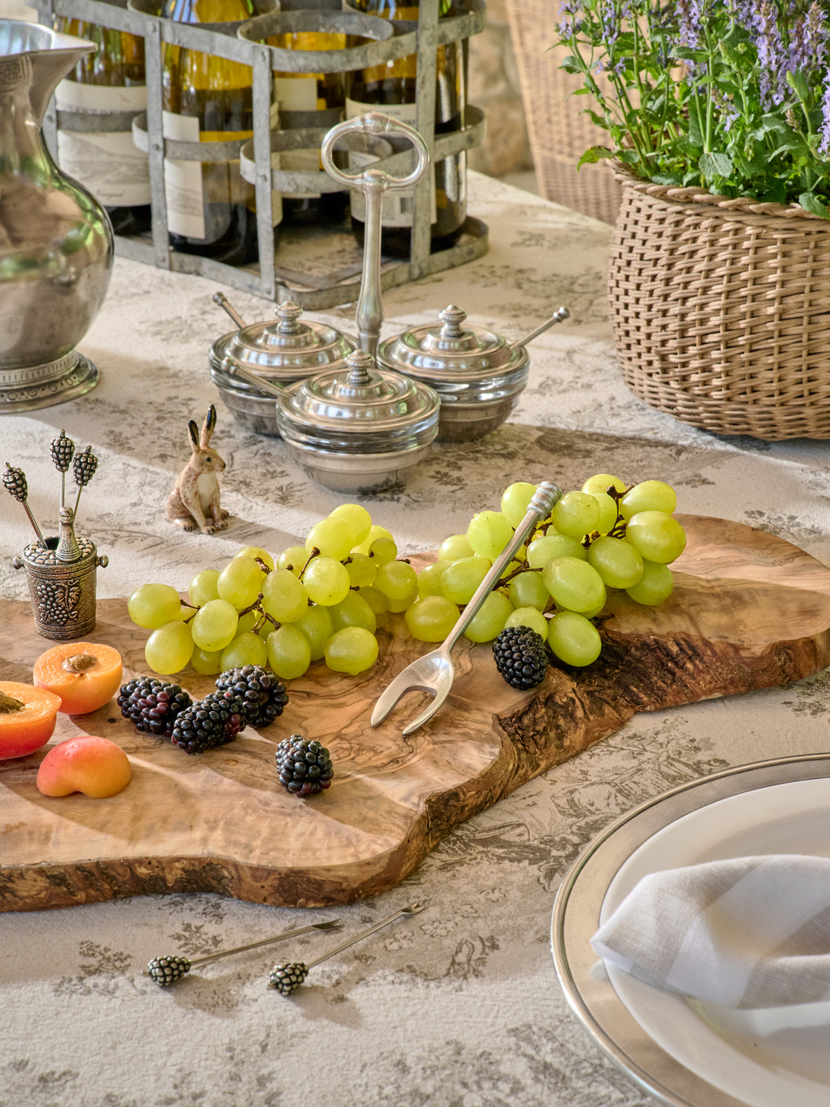 MATCH Pewter Luna Antipasti Fork Weston Table