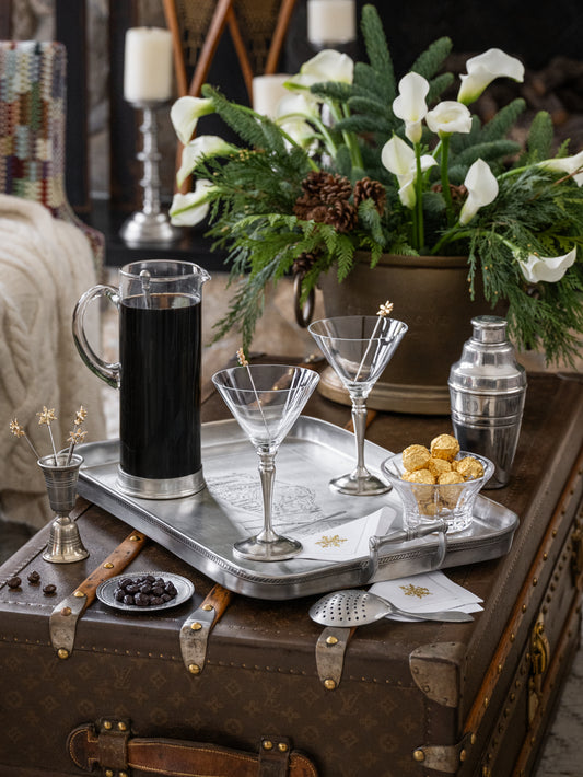 MATCH Pewter Martini Glass Weston Table