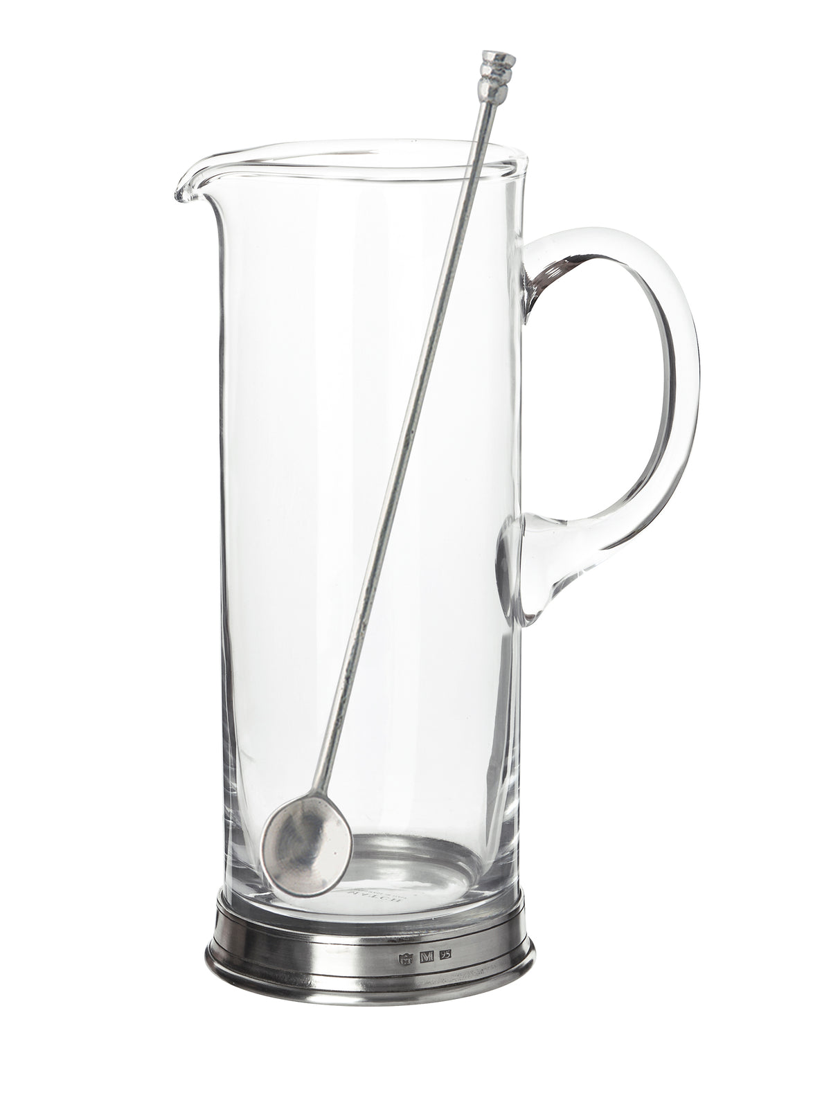 MATCH Pewter Martini Pitcher with Stirrer Weston Table