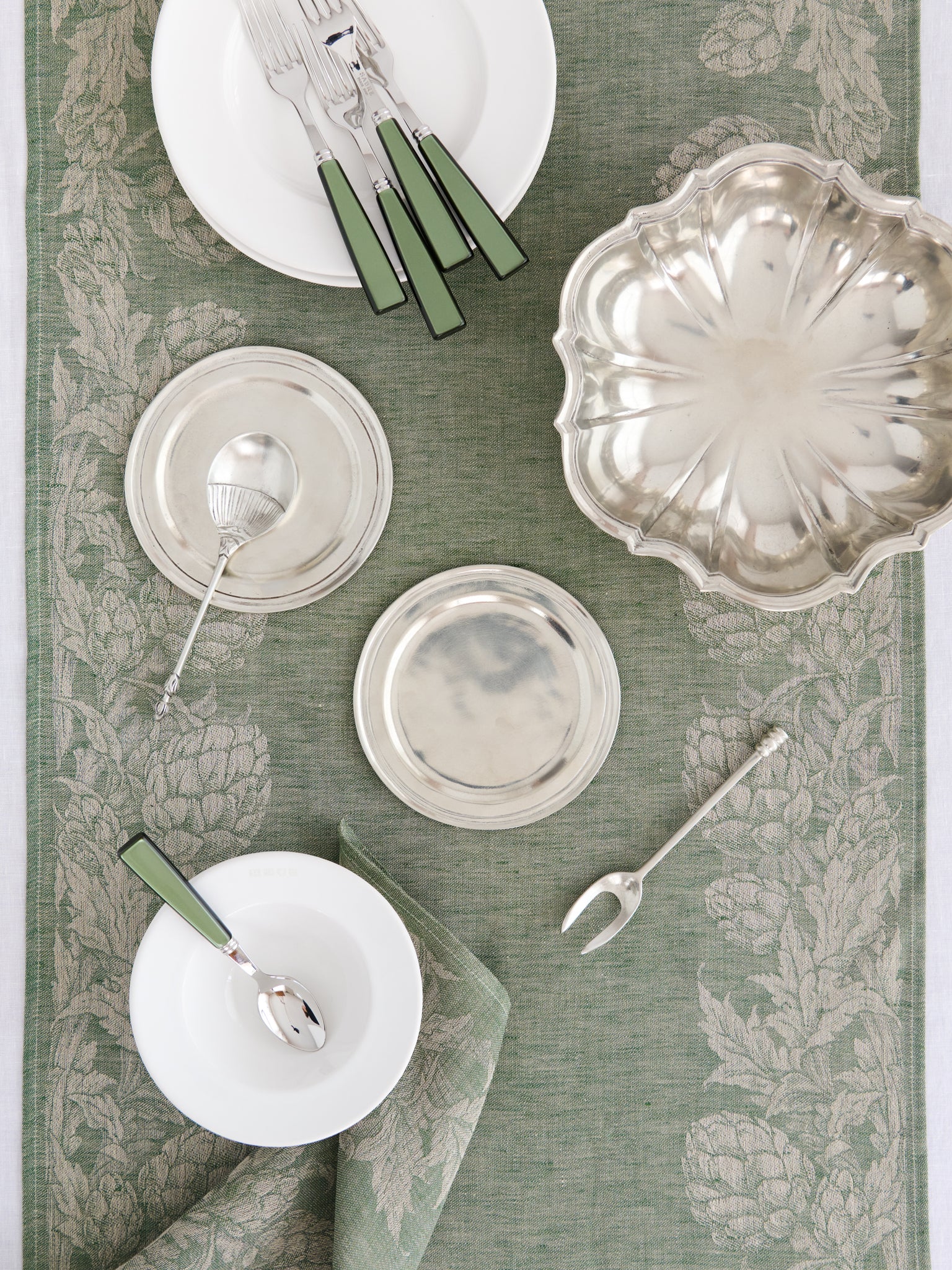MATCH Pewter Narrow Rim Bread Plate Weston Table