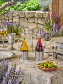 MATCH Pewter Oil and Vinegar Set with Pewter Tops