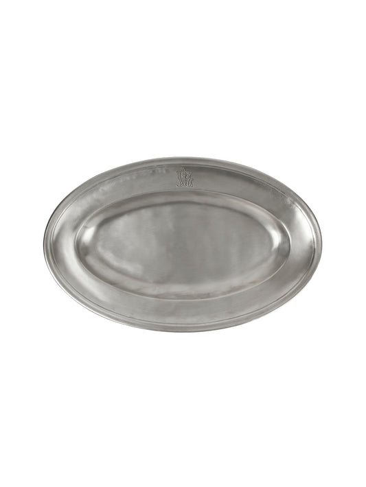 MATCH Pewter Oval Platter WL Weston Table