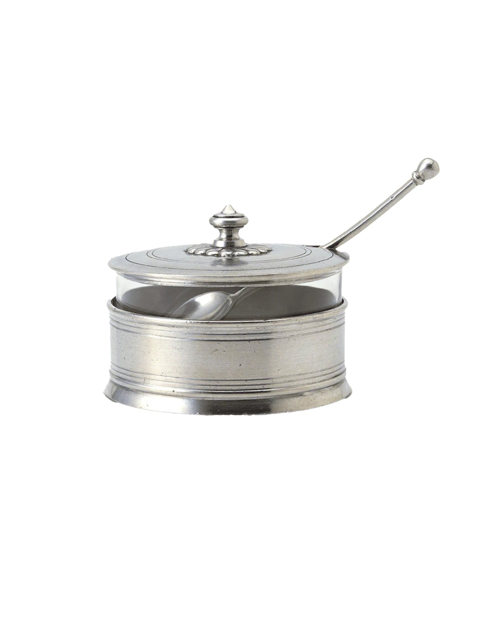 MATCH Pewter Parmesan Dish with Spoon Weston Table