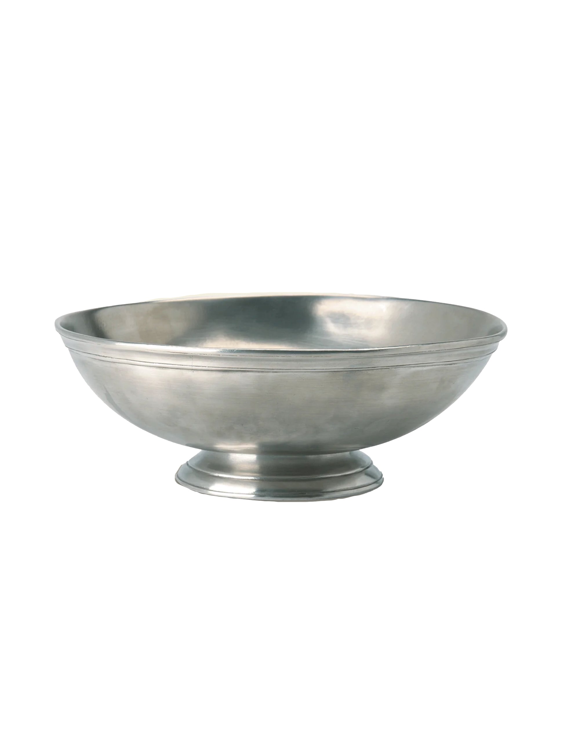 MATCH Pewter Round Footed Centerpiece Weston Table