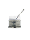 MATCH Pewter Salt Cellar with Spoon Weston Table