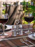MATCH Pewter Salt and Pepper Caddy Weston Table