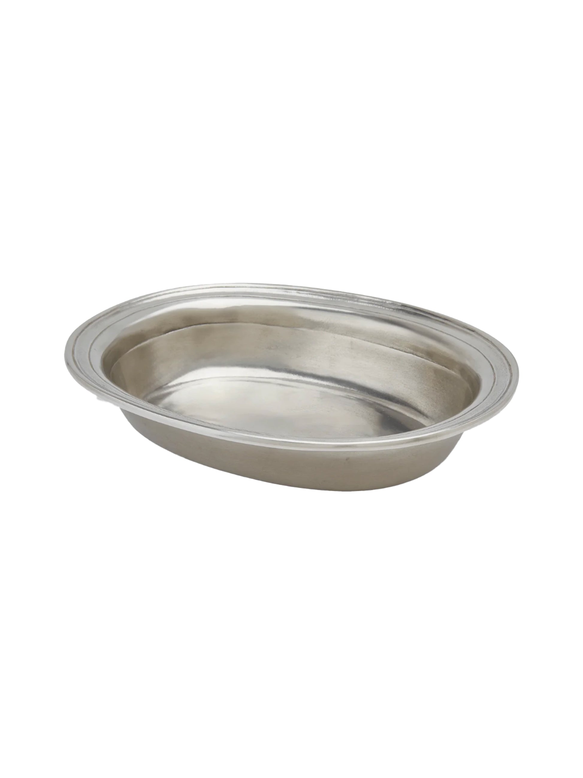 MATCH Pewter Small Oval Bowl Weston Table