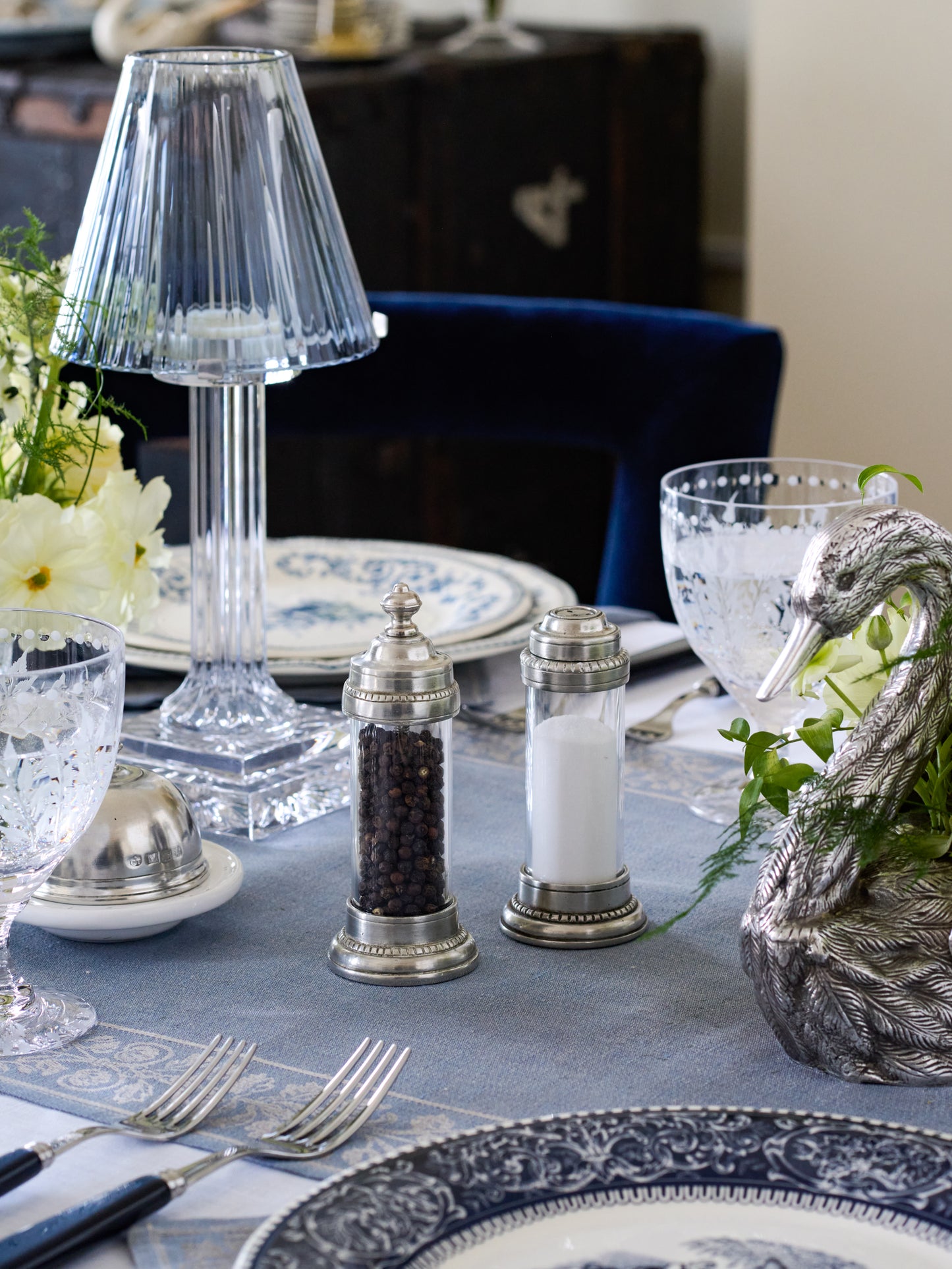 MATCH Pewter Toscana Salt and Pepper Mills Weston Table