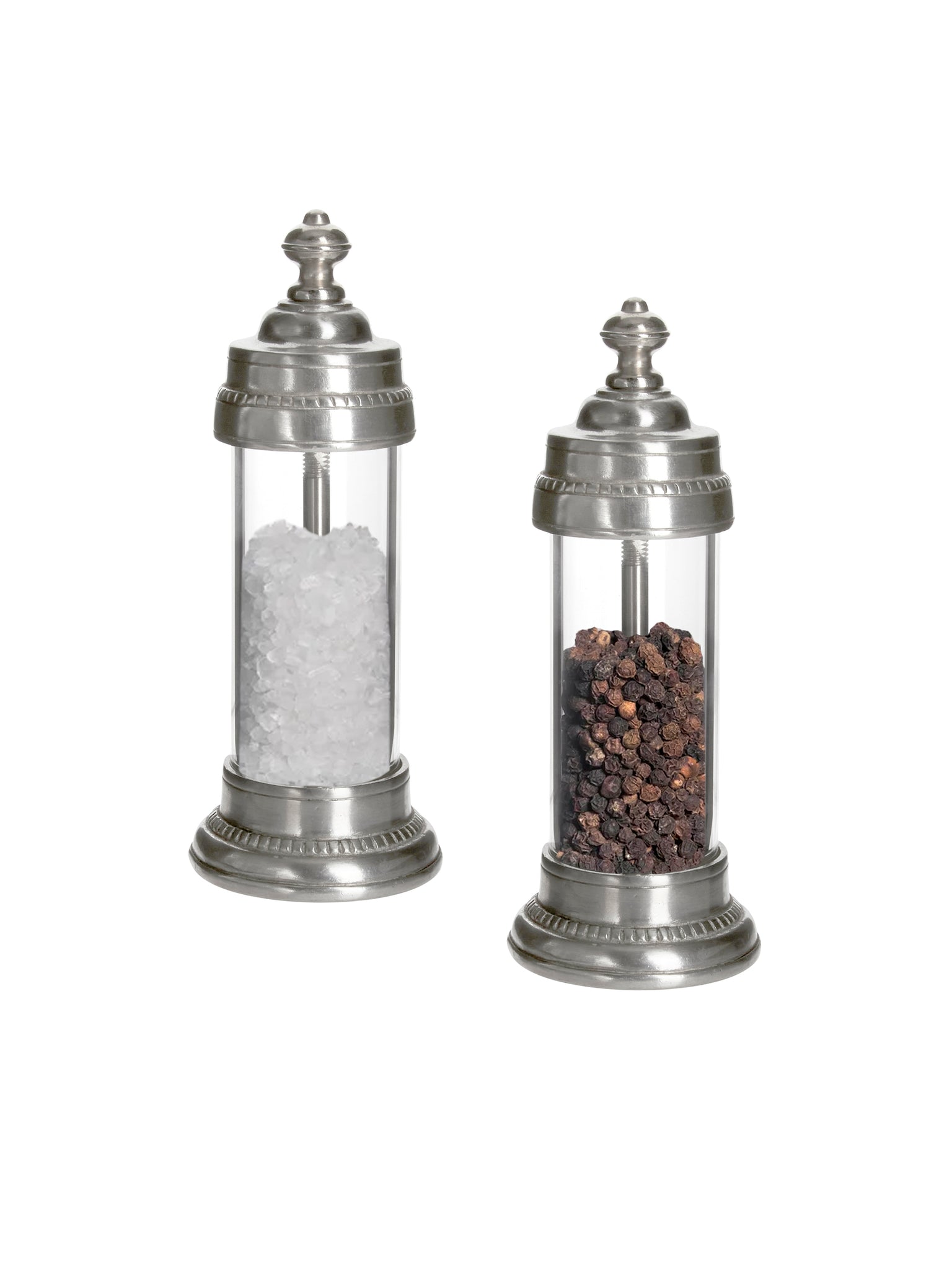 MATCH Pewter Toscana Salt and Pepper Mills Weston Table