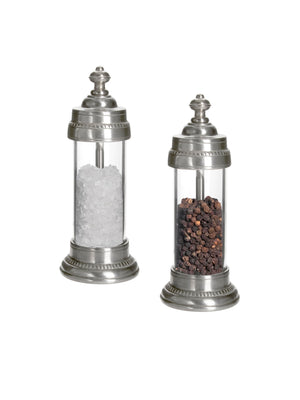  MATCH Pewter Toscana Salt and Pepper Mills Weston Table 