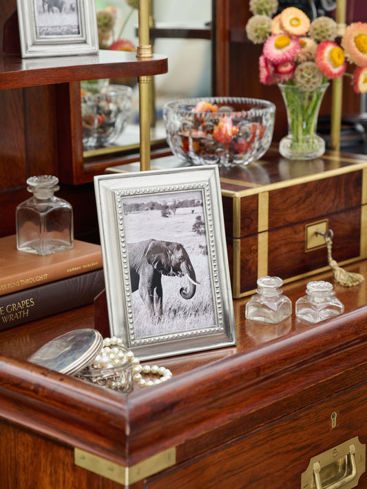MATCH Pewter Veneto Frame Collection Weston Table
