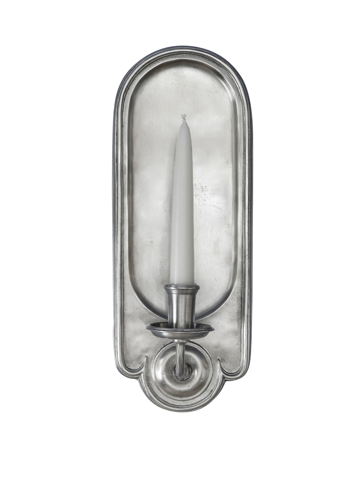 MATCH Pewter Wall Sconce Tall Weston Table